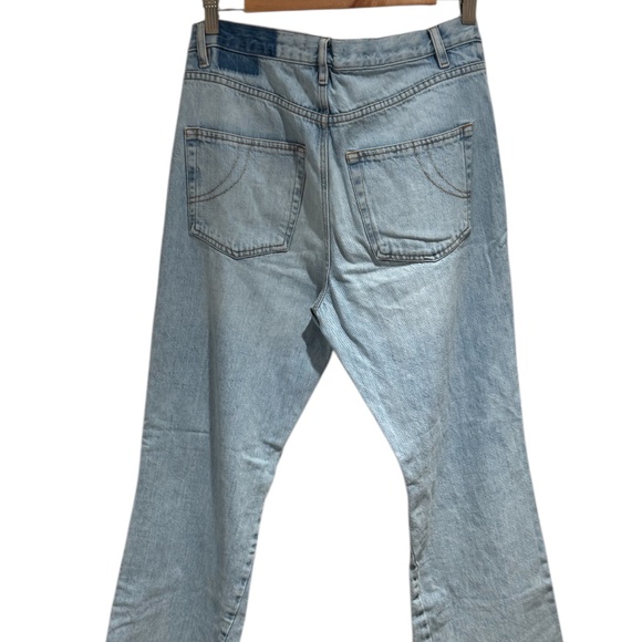 MAJE high waist light blue ankle jeans - size 40 (approx 28 equivalent) - Picture 3 of 8